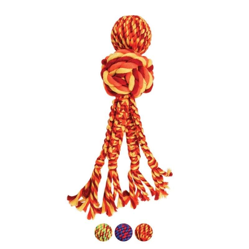 KONG Brinquedo-Mordedor para cães Wubba Weaves W/Rope