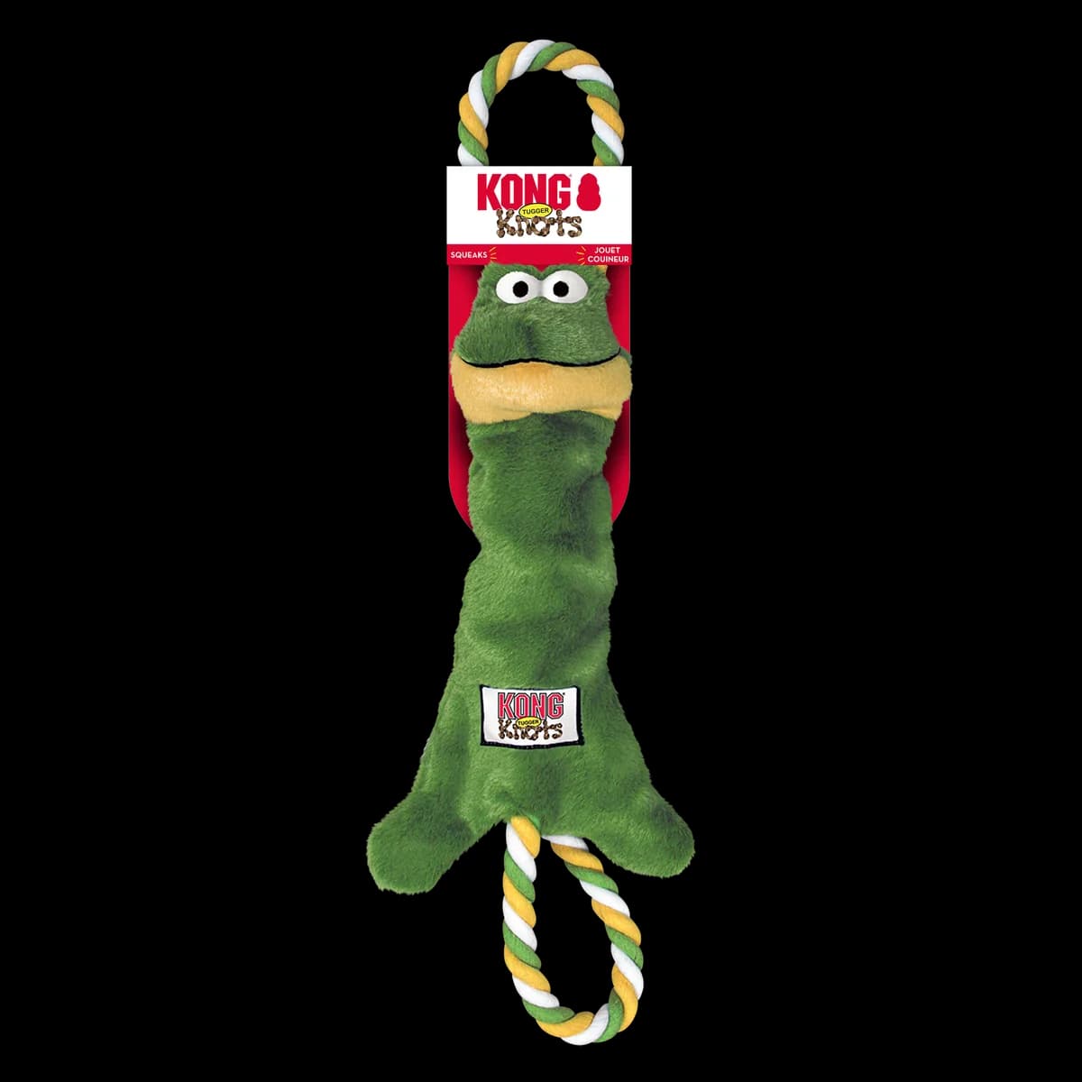 Kong Brinquedo Cão Tugger Knots Frog Medium-Large