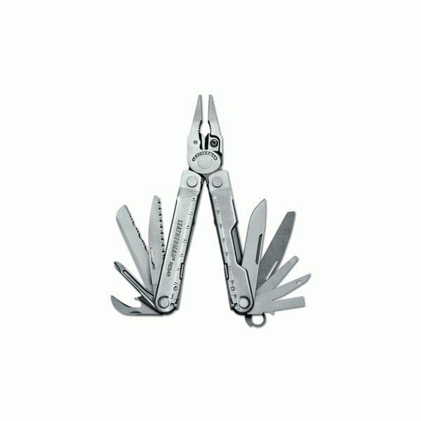 Leatherman Alicate Multifunções Rebar Nylon Sheath Cardboard Box Stainless Steel - 831557