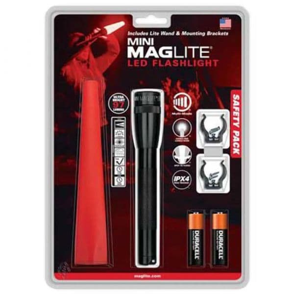Maglite Lanterna Mini-LED 2AA Segurança 127 Lumens Preto
