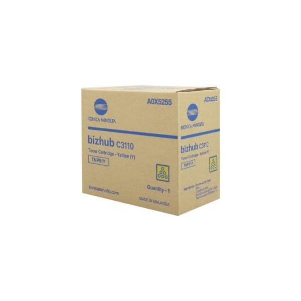 Tinteiro Konica Minolta TNP51Y A0X5255 Yellow
