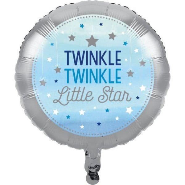 Creative Converting Balão Foil 18" One Little Star Azul - 120322247