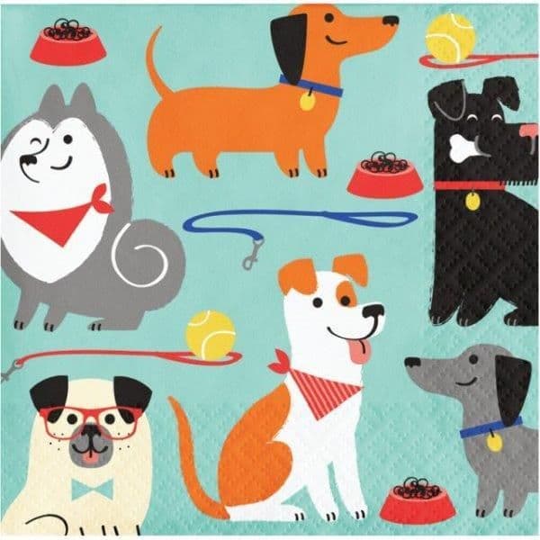 Creative Converting Guardanapos Pequenos Dog Party - 120336048