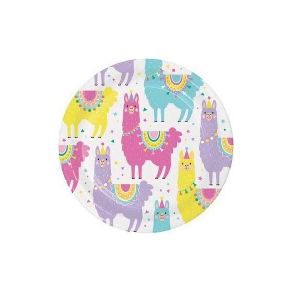 Creative Converting Pratos 18cm Llama Party - 120339578