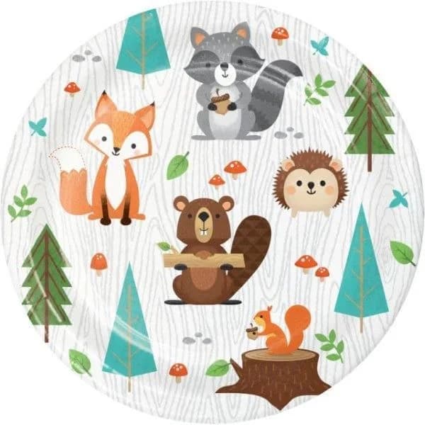 Creative Converting Pratos 18cm Wild One - 120343950