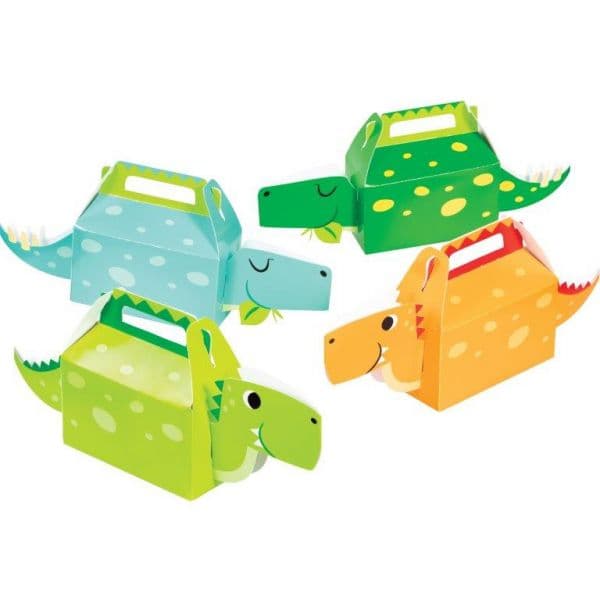 Creative Converting Caixas de Doces Dinossauros 4 un. - 120346445