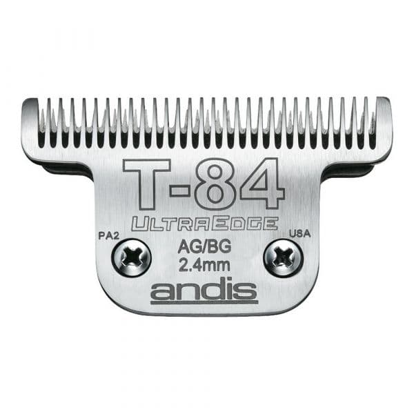 Andis Lâminas de Barbear T84 Aço Aço com Carbono (2,4 mm)
