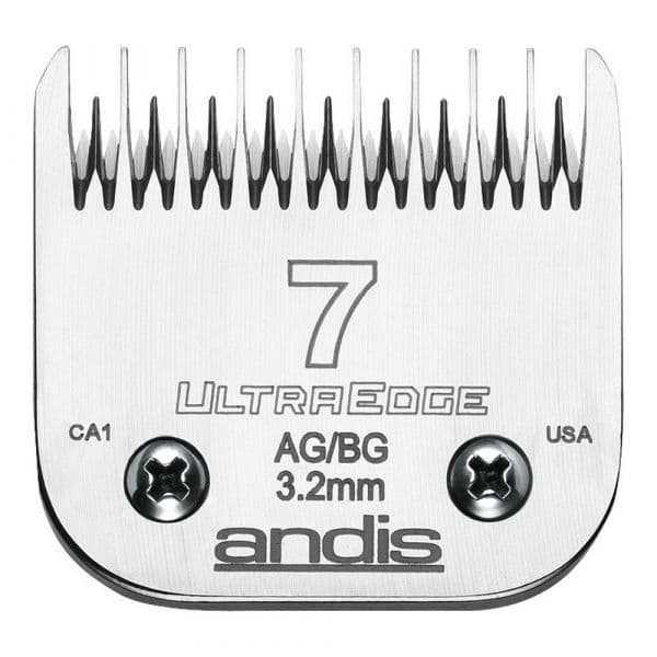 Andis Lâminas de Barbear 7 Aço Aço com Carbono (3,2 mm)