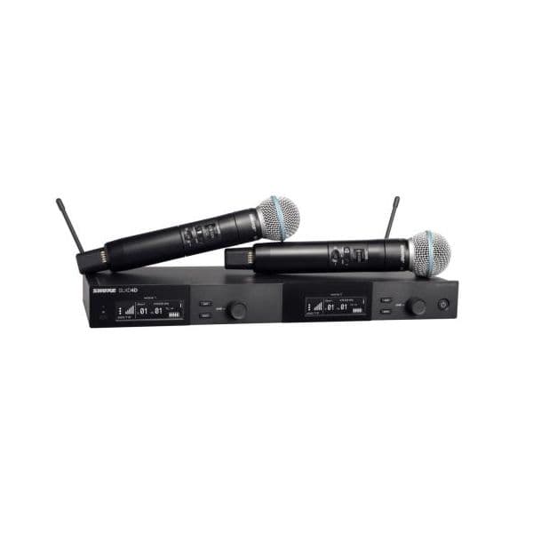Shure Sistema Sem Fios Digital SLXD24DE/B58-G59 com 2 Microfones de Mão