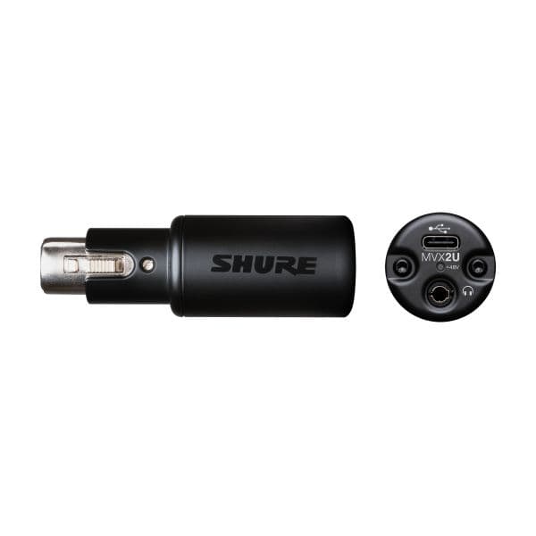 Shure Interface de Áudio MVX2U USB para XLR com Phantom Power
