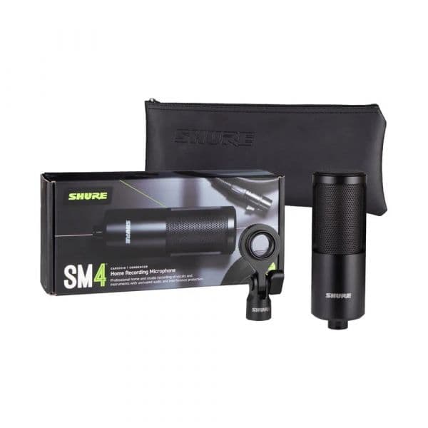 Shure Microfone SM4-K Condensador Polarizado Exterior Preto