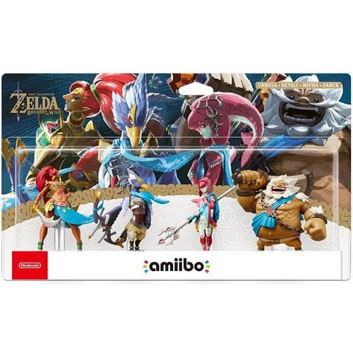 Amiibo The Legend of Zelda: Breath of the Wild - Pack 4 Figuras (The Champions)
