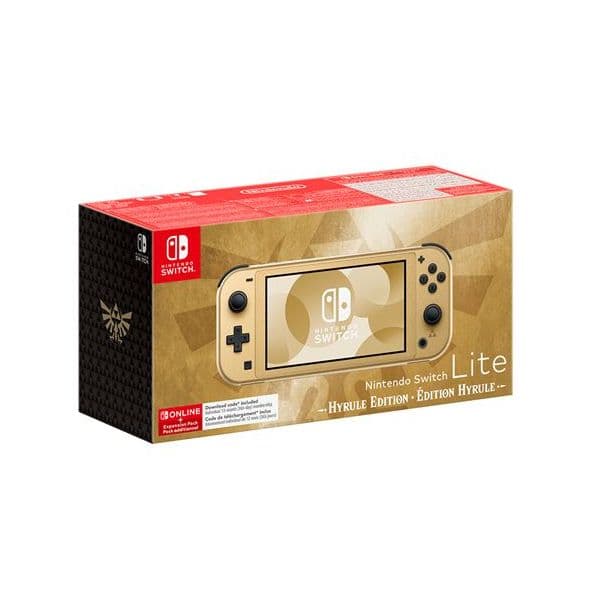 Nintendo Switch Lite Hyrule Edition + 12 Meses Nintendo Switch Online