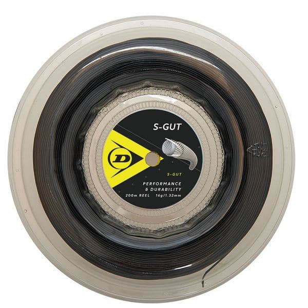 Dunlop S Gut 200 M 1.25 mm Black - 624840