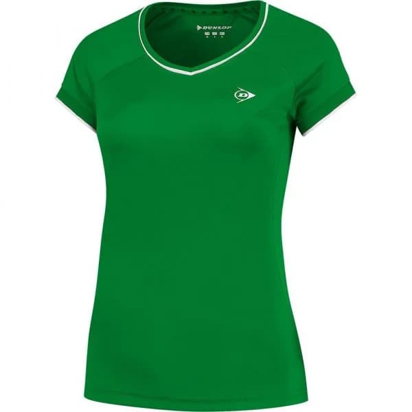 Dunlop Club Short Sleeve T-shirt Verde S Mulher