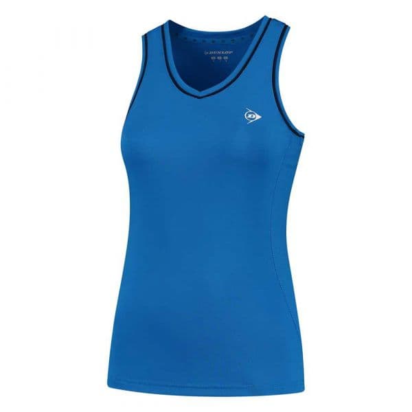 Dunlop Club Sleeveless T-shirt Azul XS Mulher