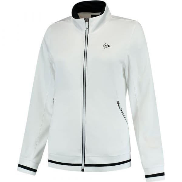 Dunlop Club Knitted Jacket Branco L Mulher