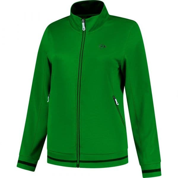 Dunlop Club Knitted Jacket Verde M Mulher