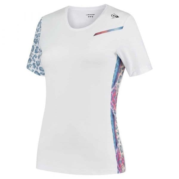 Dunlop Game Short Sleeve T-shirt Branco XL Mulher