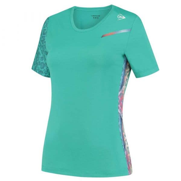 Dunlop Game Short Sleeve T-shirt Verde S Mulher