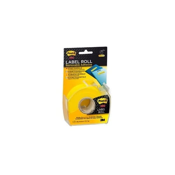 3M Rolo de Etiquetas Post-it Super Sticky Amarelo 2,54cm x 17,7m 1 Unidade