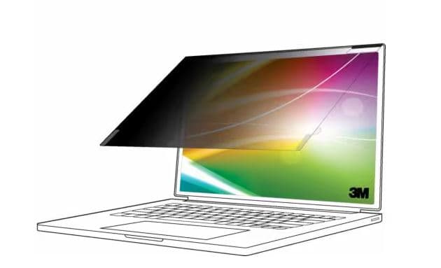 3M Filtro de Privacidade para Ecrã Brilhante de Portátil Sem Moldura 15" BP150C3E