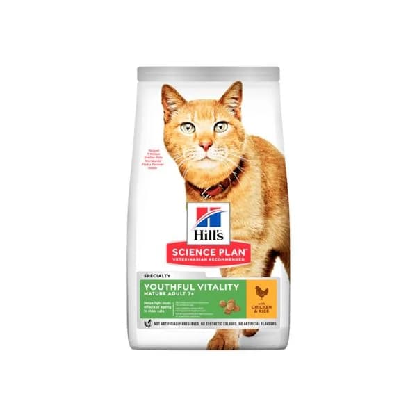 Hill's Science Plan Youthful Vitality Mature 7+ Chicken & Rice 1,5Kg