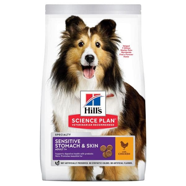 Hill's Science Plan Sensitive Stomach & Skin Chicken 2,5Kg