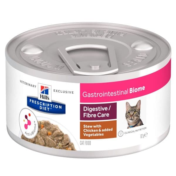 Ração Húmida Hill's Prescription Diet Gastrointestinal Biome Frango e Legumes 82g