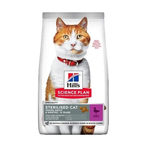 Hill's Science Plan Young Adult Sterilised Duck 3Kg