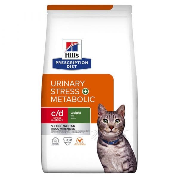 Hill's Prescription Diet c/d Urinary Stress + Metabolic Chicken Cat 3Kg