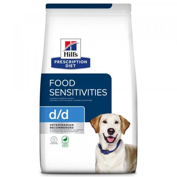 Hill's Prescription Diet D/D Sensibilidades Alimentares Pato e Arroz 4Kg