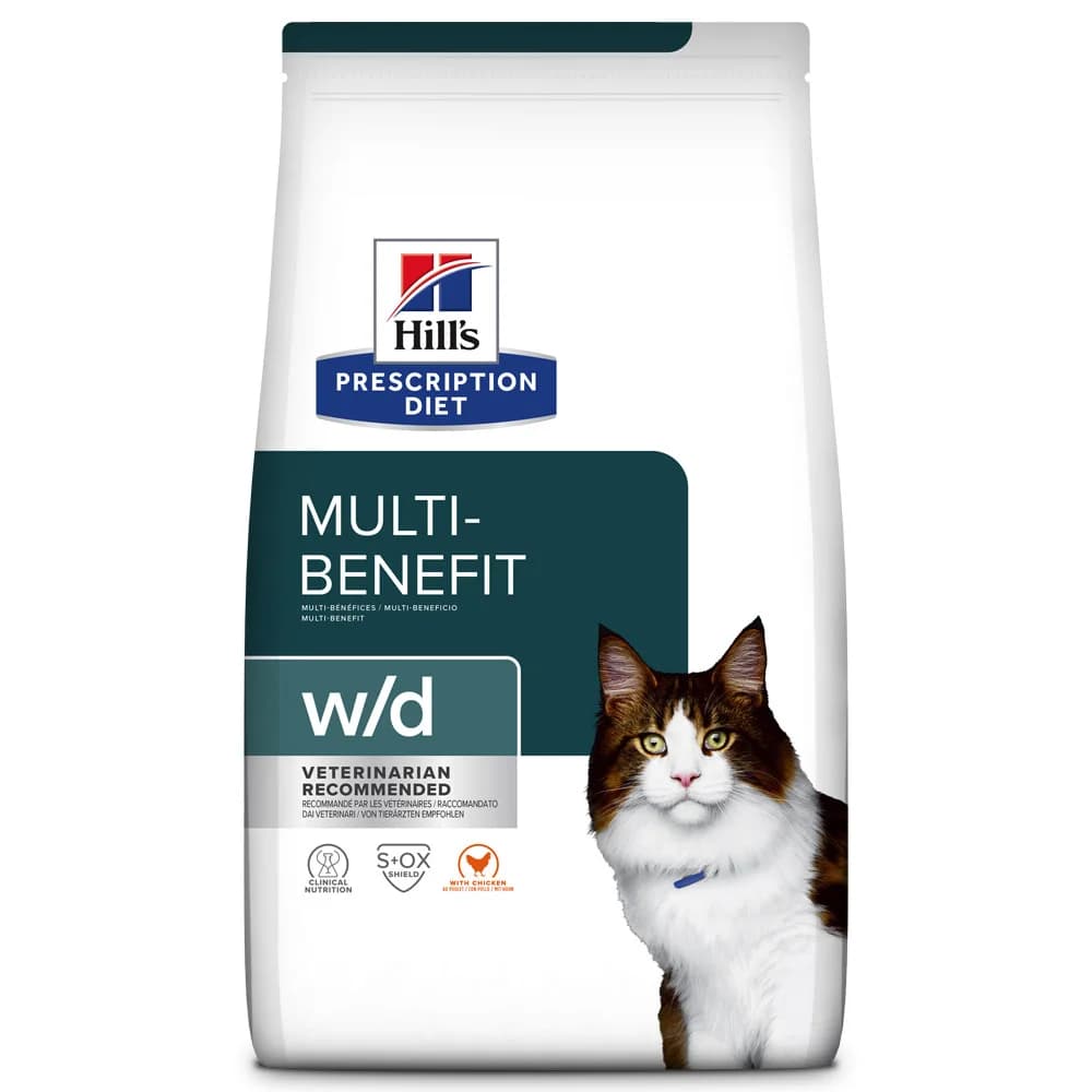 Hill's Prescription Diet w/d Digestive Weight Management Chicken Cat 3Kg