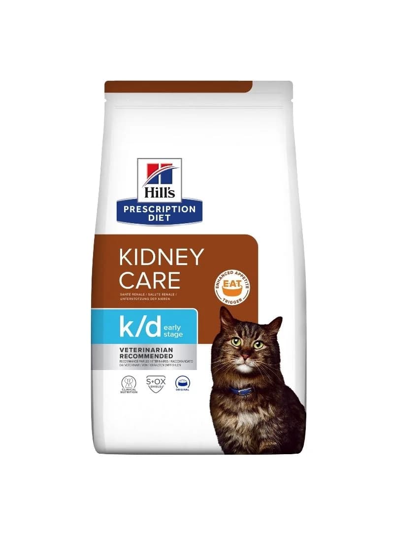 Hill's PD Kidney Care k/d Early stage - Ração seca para gato com doença renal precoce