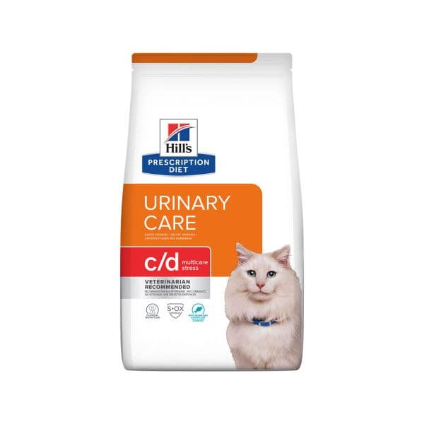Hill's Ração Seca Gato PD Urinary Care c/d Multicare Stress Peixe do Oceano 1,5 kg