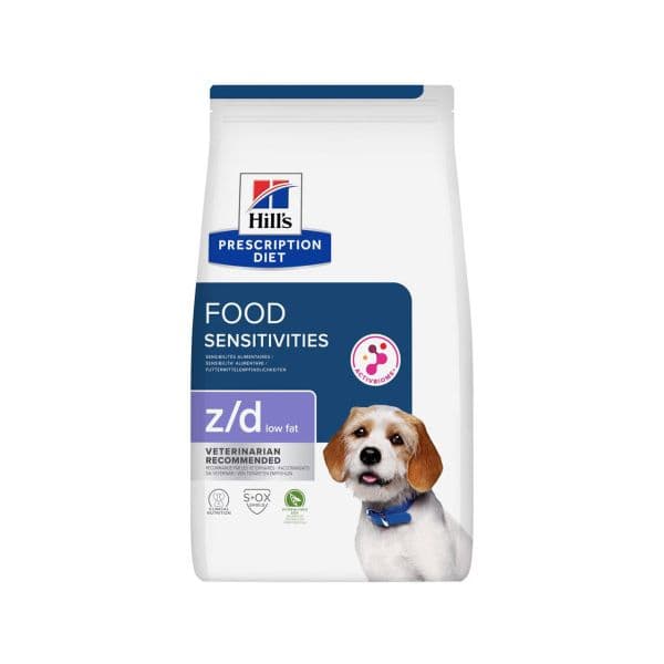 Hill's Prescription Diet z/d Low Fat Food Sensitivities Soja 1.5Kg