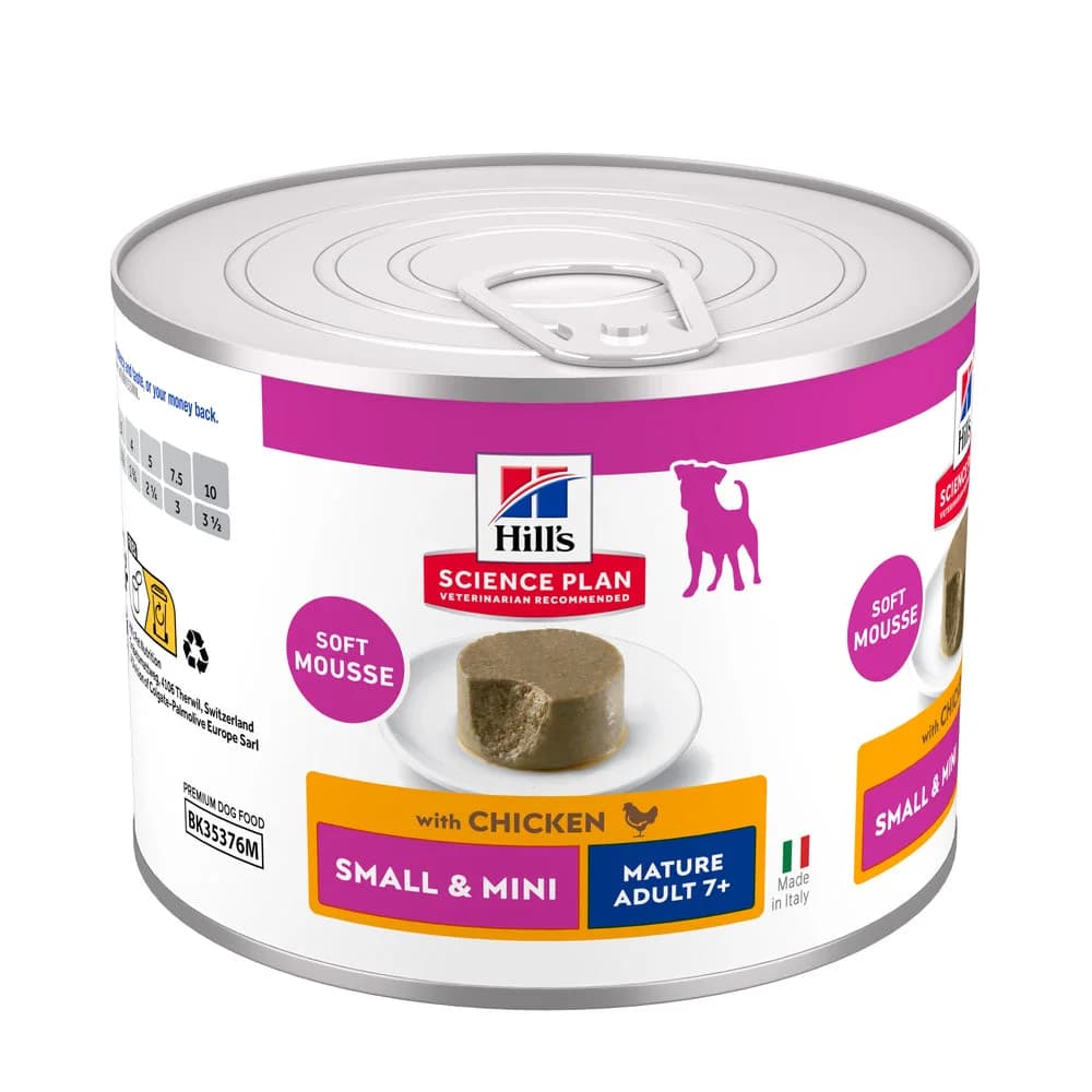 Hills Science Plan Cão Pequeno e Mini Sénior Frango - Ração húmida para cão sénior