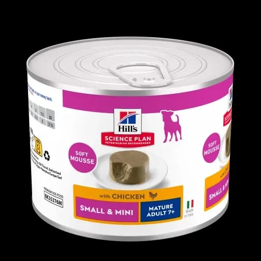 Hills Science Plan Cão Pequeno e Mini Sénior Frango - Ração húmida para cão sénior