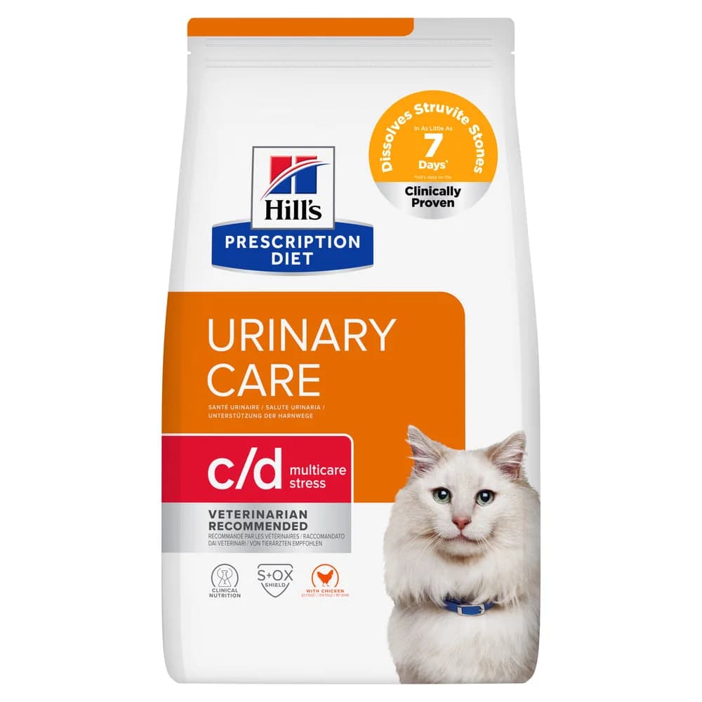 Hill's Prescription Diet c/d Urinary Care Stress Chicken Cat 1,5Kg