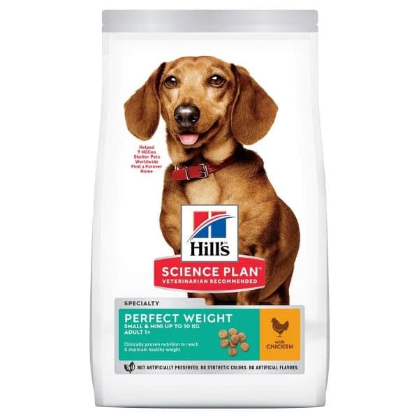 Hill's Science Plan Perfect Weight Adult Mini Chicken 6Kg