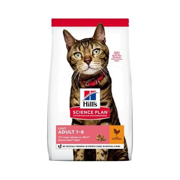 Hill's Science Plan Light Adult Chicken 10Kg