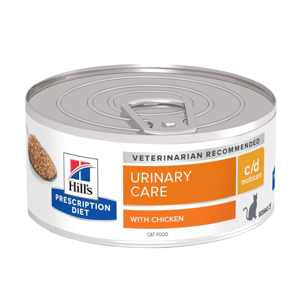 Ração Húmida Hill's Prescription Diet c/d Urinary Care Multicare Chicken Cat 156g