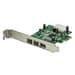 StarTech.com Placa de Adaptador FireWire 1394 de 3 Portas 2b 1a PCI Express