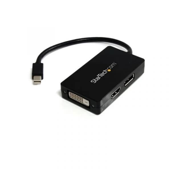 Startech Adaptador Mini-displayport - 1xDisplayPort + Dvi-d + Hdmi Preto - MDP2DPDVHD