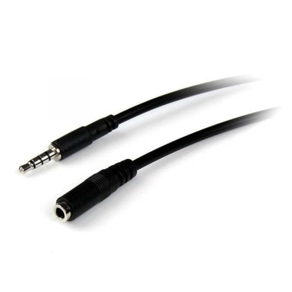 Startech Cabo Jack 3.5mm Macho - Jack 3.5mm Fêmea 2m