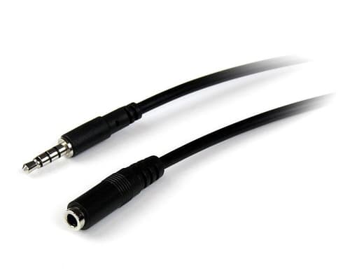Startech Cabo Jack 3.5mm Macho - Jack 3.5mm Fêmea 2m