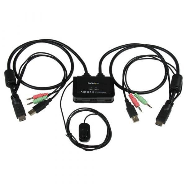 Startech Switch Kvm Hdmi Preto (1920x1200) - SV211HDUA