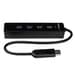 Startech Hub 4 Portas USB 3.0 Black