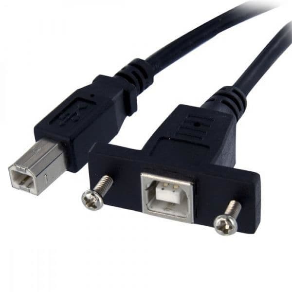 Startech Cabo usb a Macho-fêmea (90 cm) Preto - USBPNLAFAM3