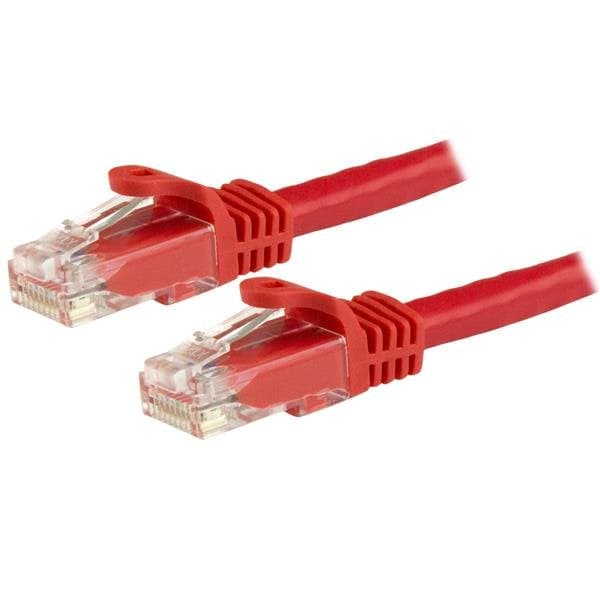 StarTech.com N6PATC5MRD cabo de rede Vermelho 5 m Cat6 U/UTP (UTP